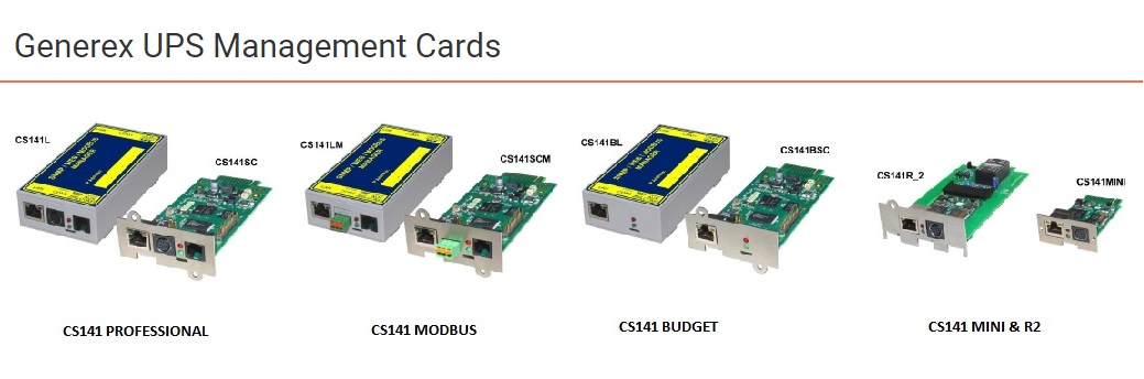 Generex UPS Management Cards